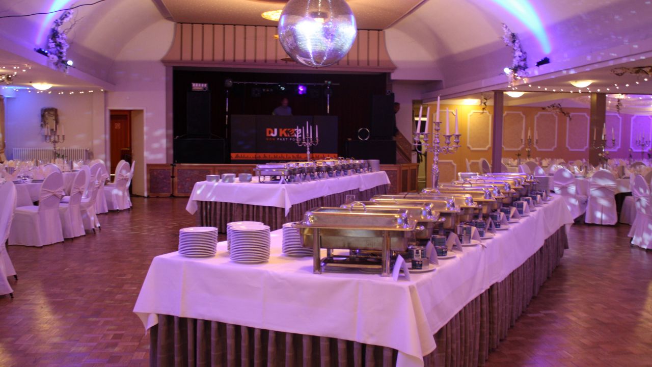 Festsaal im Hotel Backenköhler für bis zu 270 Gäste