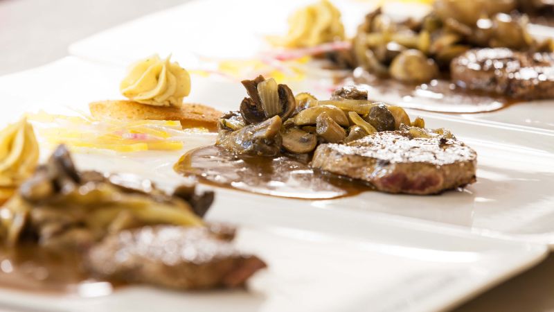 Jägherschnitzel mit Pilzen